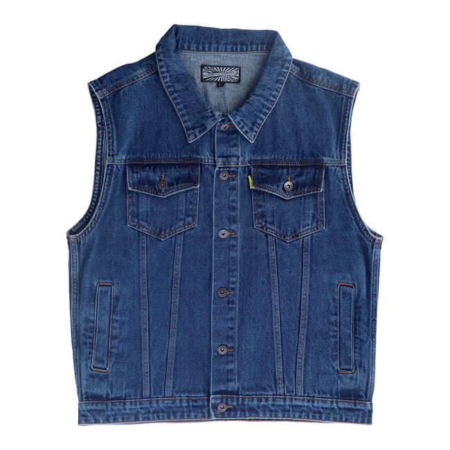 Denim mc vest best sale